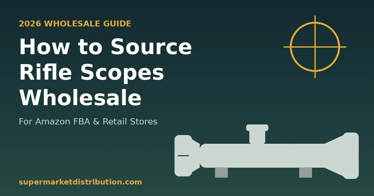 How to Source Rifle Scopes Wholesale for Your Store or Amazon (2026 Guide)
